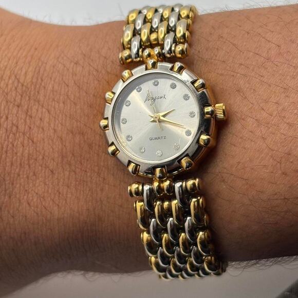 Gold & silver watch - Picture 1 of 3